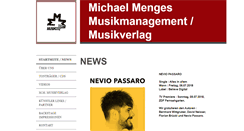 Desktop Screenshot of michael-menges-musikmanagement.com