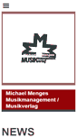 Mobile Screenshot of michael-menges-musikmanagement.com